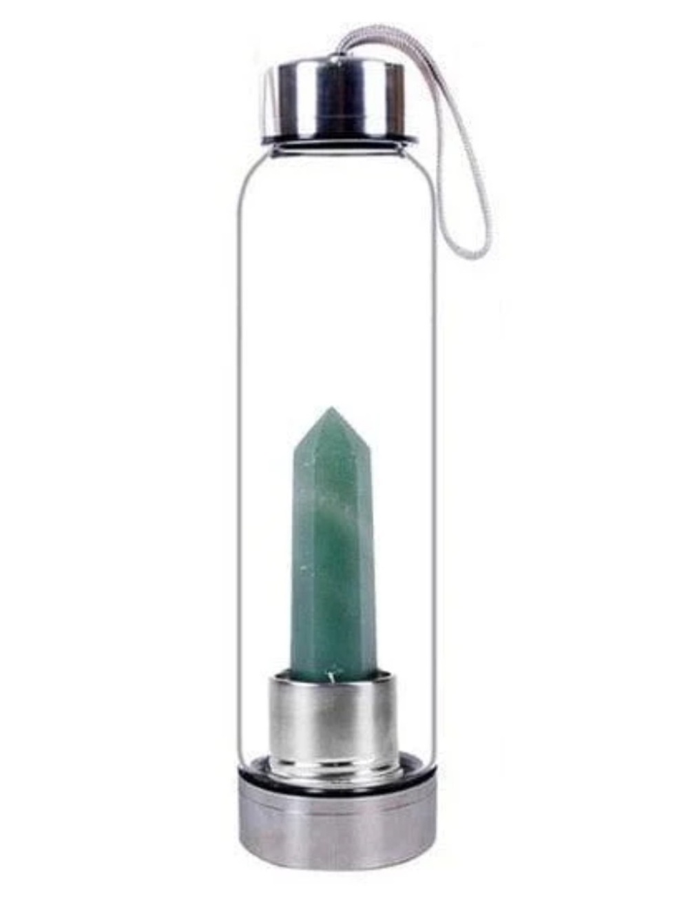 SAIO natural crystal healing Water Bottle